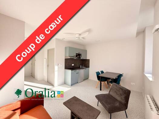Appartement à louer - Première occupation 505 € 1 pièce 26,6 m² 2ème étage dès le 12/04/2026 Centre Tarare 69170