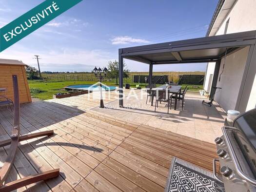 Maison à vendre 448 000 € 8 pièces 4 chambres 175 m² 3 896 m² de terrain Sainte-Barbe 57640