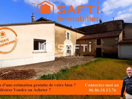 Maison à vendre 165 000 € 5 pièces 4 chambres 132 m² 4 000 m² de terrain Bignoux 86800