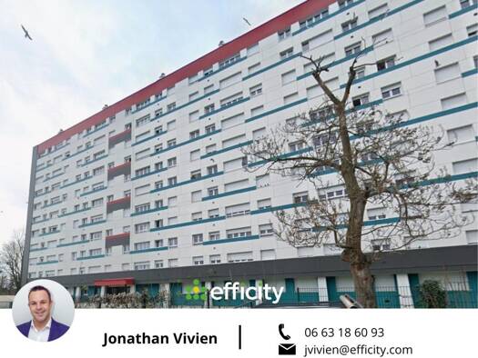 Appartement à vendre 165 000 € 4 pièces 3 chambres 65,5 m² Étage 8/10 Louis Blériot Clichy-sous-Bois 93390
