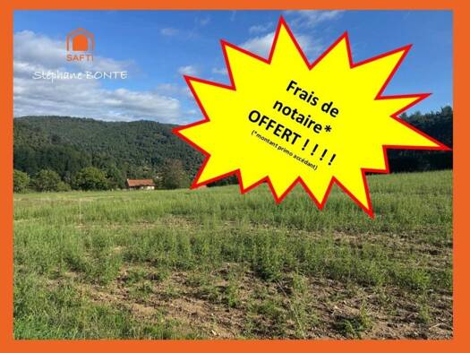 Terrain constructible à vendre 67 900 € 2 043 m² de terrain Vorey 43800