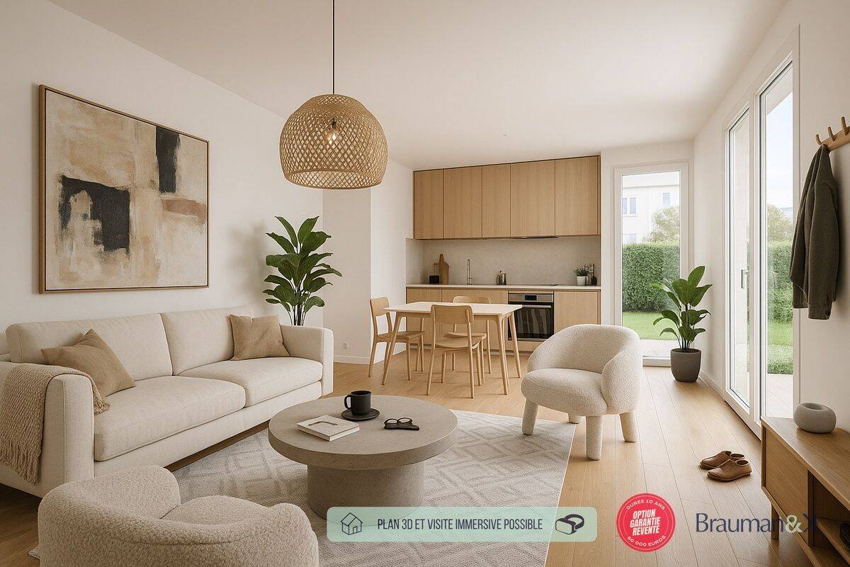 Appartement 3 pièces 62 m² · à Saint-Jean-de-la-Ruelle · 62 m² · 280 500 €