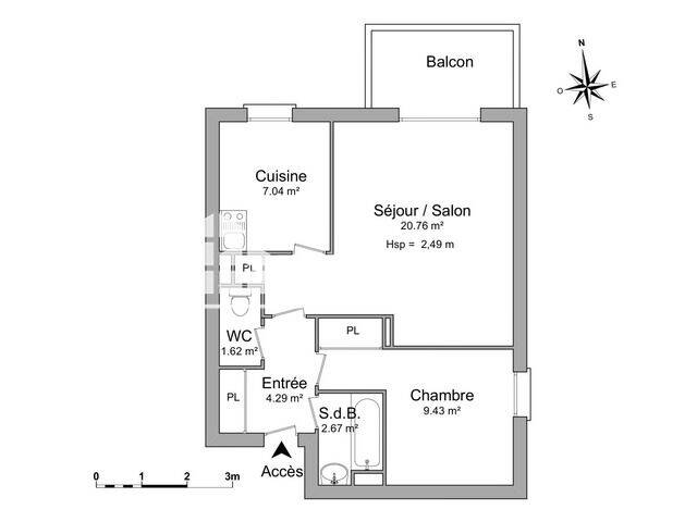 Appartement 2 pièces 46 m² · à Cavignac · 45,8 m² · 528 €