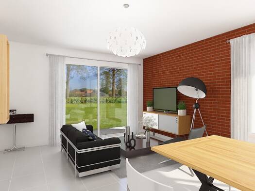 Terrain avec maison neuve à vendre 360 000 € 5 pièces 4 chambres 100 m² 437 m² de terrain Montanay 69250