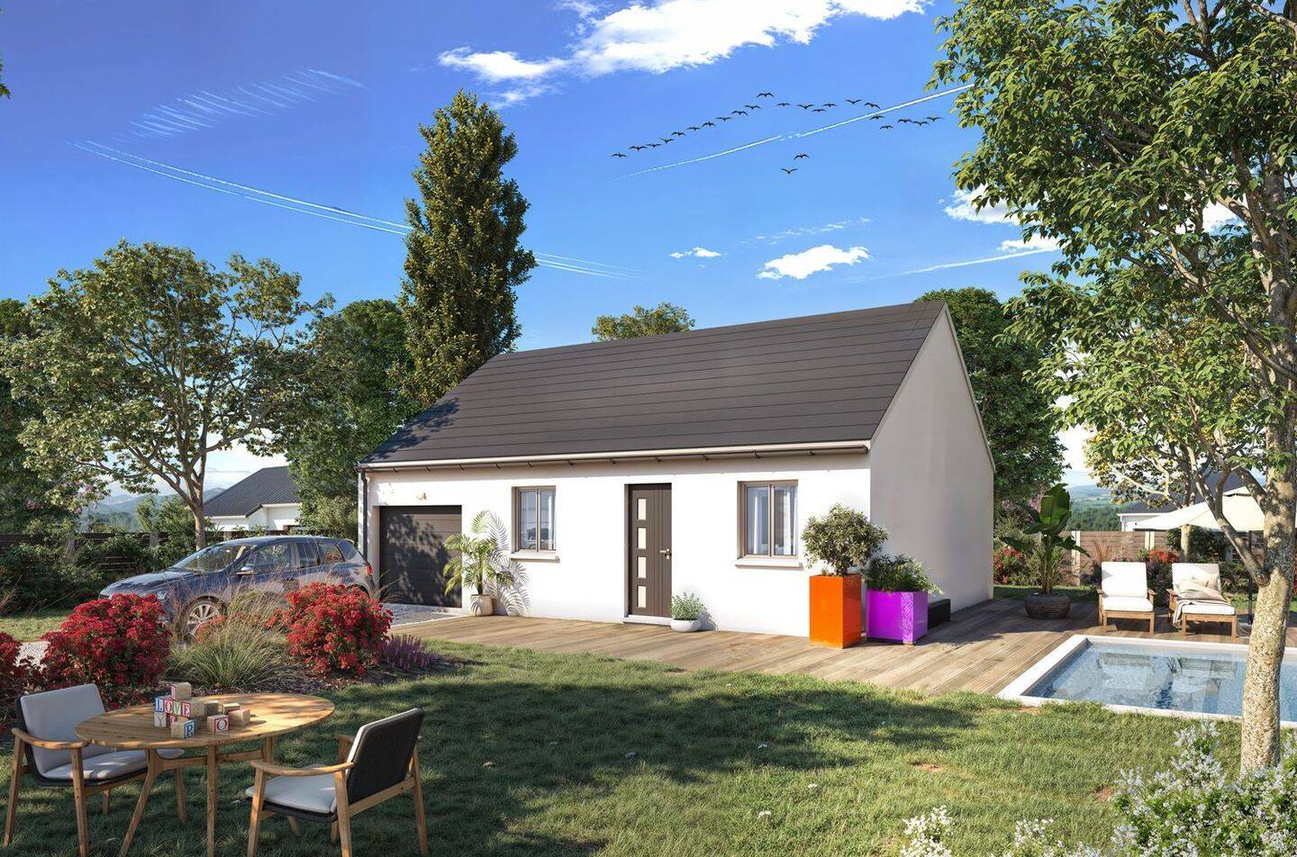Maison 3 pièces 49 m² · à La Couture-Boussey · 49 m² · 146 900 €