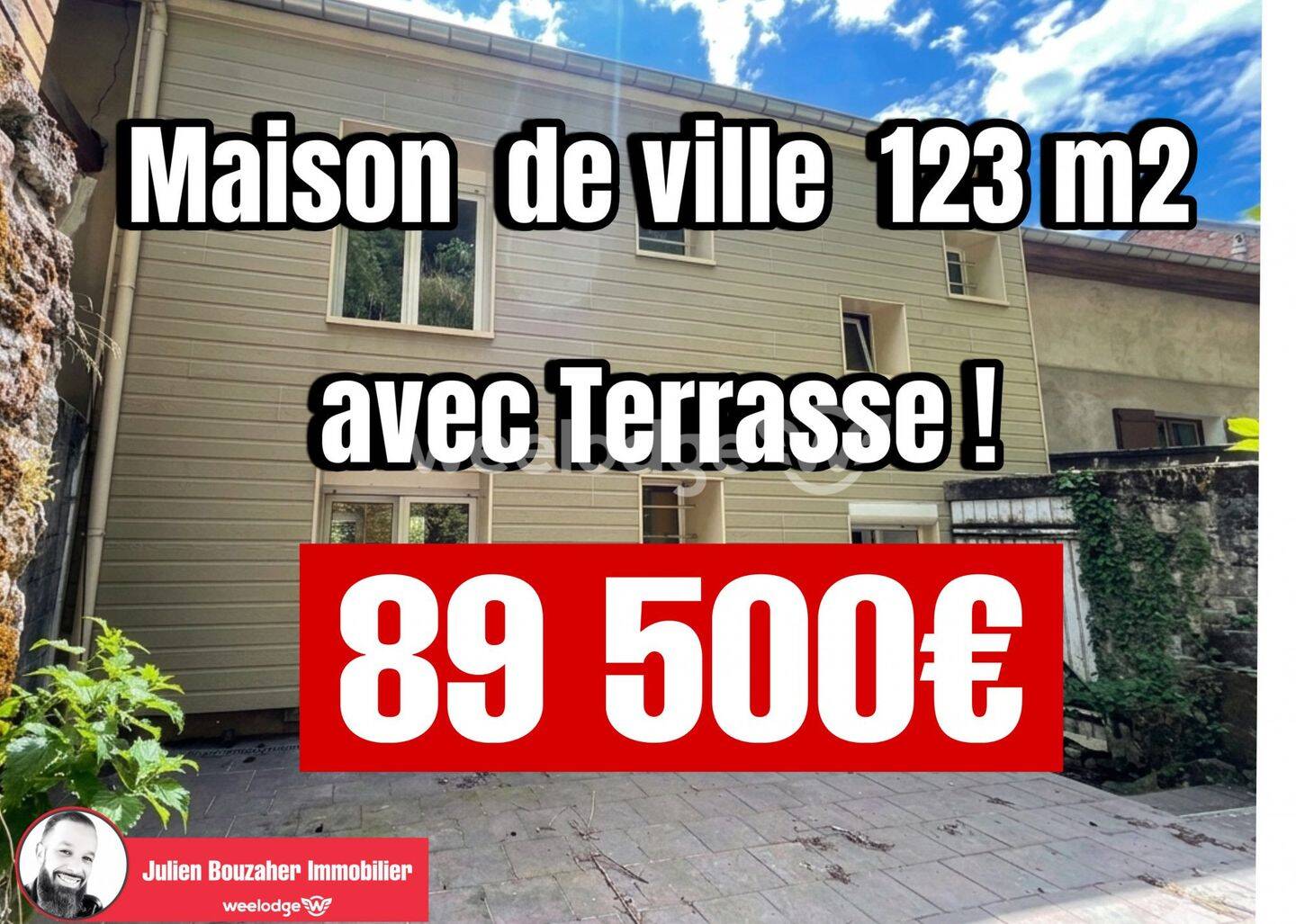 Maison 7 pièces 123 m² · à Raon-l'Étape · 123 m² · 89 500 €