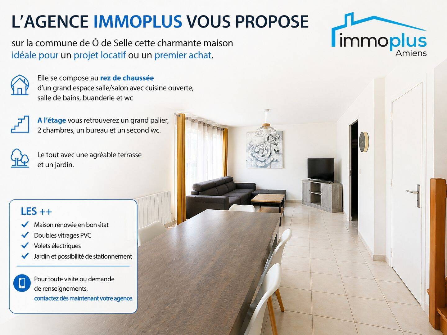 Maison 4 pièces 73 m² · à Ô-de-Selle · 73 m² · 149 000 €
