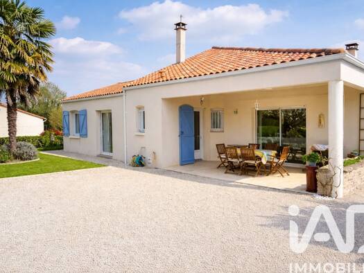 Maison de plain-pied à vendre 340 000 € 6 pièces 5 chambres 128 m² 1 000 m² de terrain Sud Ouest Aiffres 79230