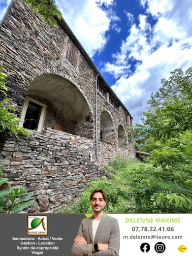Mas à vendre 299 000 € 8 pièces 4 chambres 162 m² 55 000 m² de terrain Sumène 30440