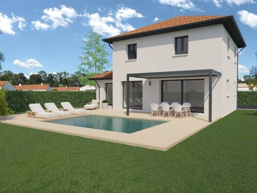 Terrain avec maison neuve à vendre 309 000 € 5 pièces 4 chambres 115 m² 706 m² de terrain Le Pont-de-Beauvoisin 73330