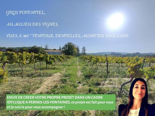 Maison à vendre 850 000 € 5 pièces 5 chambres 240 m² 43 915 m² de terrain Secteur Sud Pernes-les-Fontaines 84210