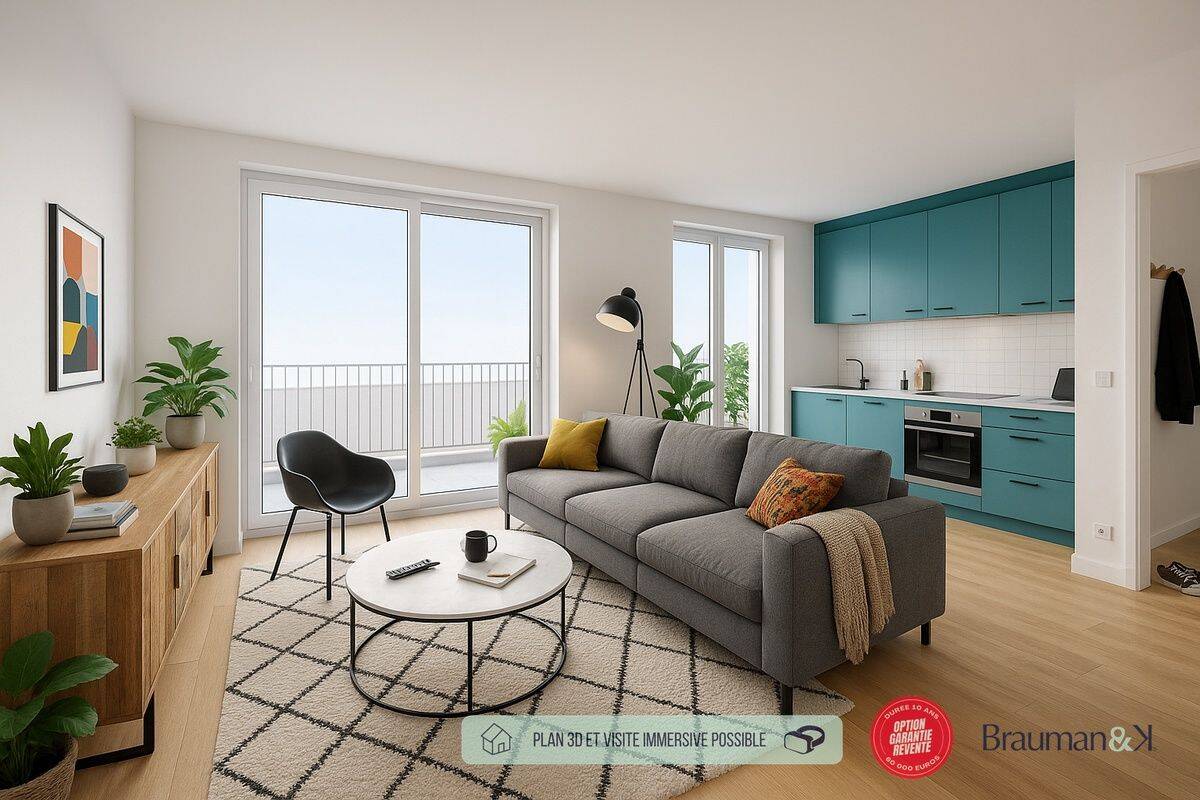 Appartement 3 pièces 63 m² · à Avrillé · 63 m² · 285 000 €