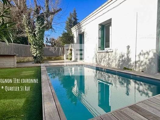 Maison de ville à vendre 295 000 € 4 pièces 2 chambres 75 m² 300 m² de terrain Saint Ruf-Trillade Sud Avignon 84000