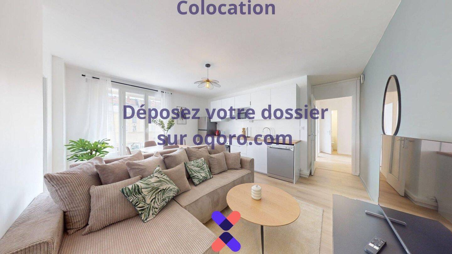 6 pièces 94 m² · à Lyon 3ème Arrondissement · 94,1 m² · 560 €