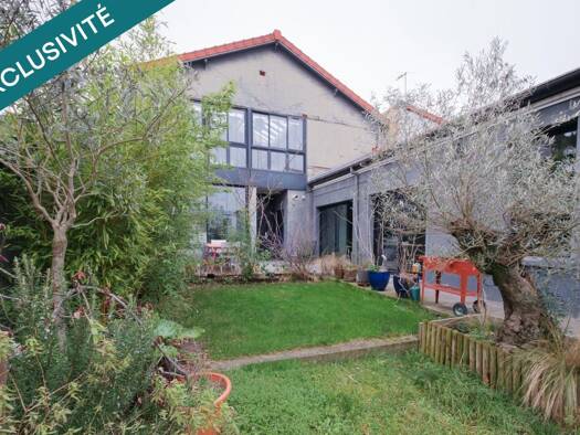 Maison à vendre 1 150 000 € 3 pièces 1 chambre 245 m² 323 m² de terrain Centre-Jean Moulin Bagnolet 93170