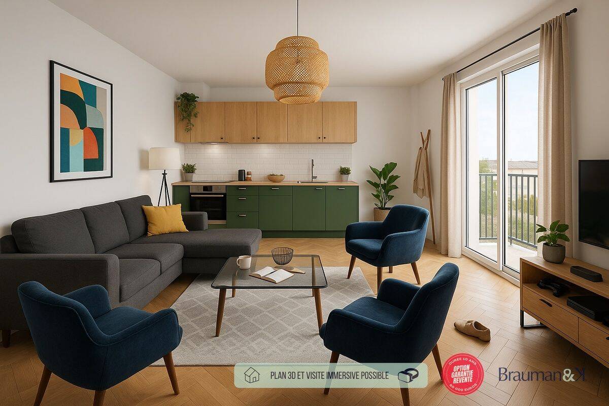 Appartement 1 pièce 31 m² · à Le Havre · 31 m² · 129 000 €