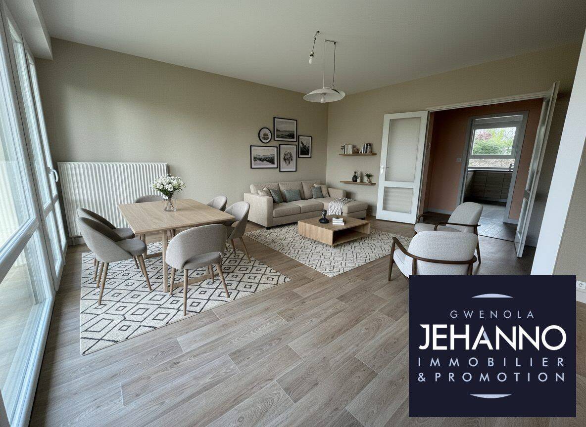 Appartement 4 pièces 90 m² · à Vannes · 89,6 m² · 325 000 €