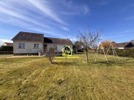 Maison de plain-pied à vendre 295 000 € 3 pièces 2 chambres 112 m² 1 400 m² de terrain Rogerville 76700