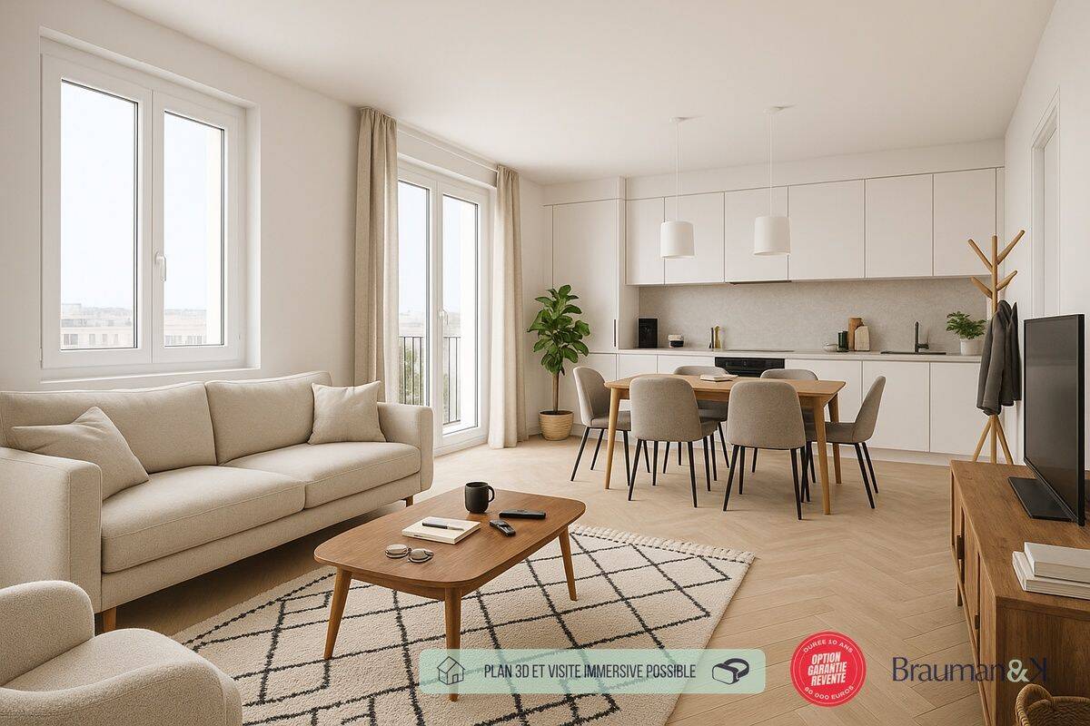 Appartement 3 pièces 64 m² · à Seclin · 64 m² · 245 000 €