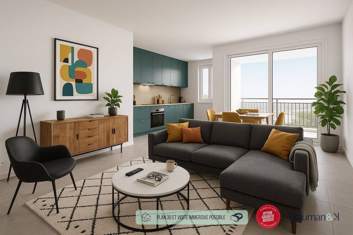 Appartement 3 pièces 65 m² · à Eaubonne · 65 m² · 371 000 €