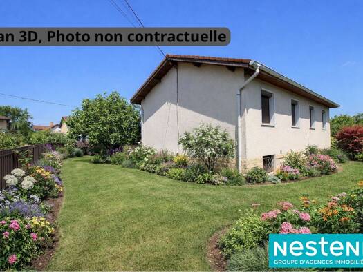 Maison à vendre 330 000 € 5 pièces 3 chambres 80 m² 614 m² de terrain La-Jacquiere Meyzieu 69330