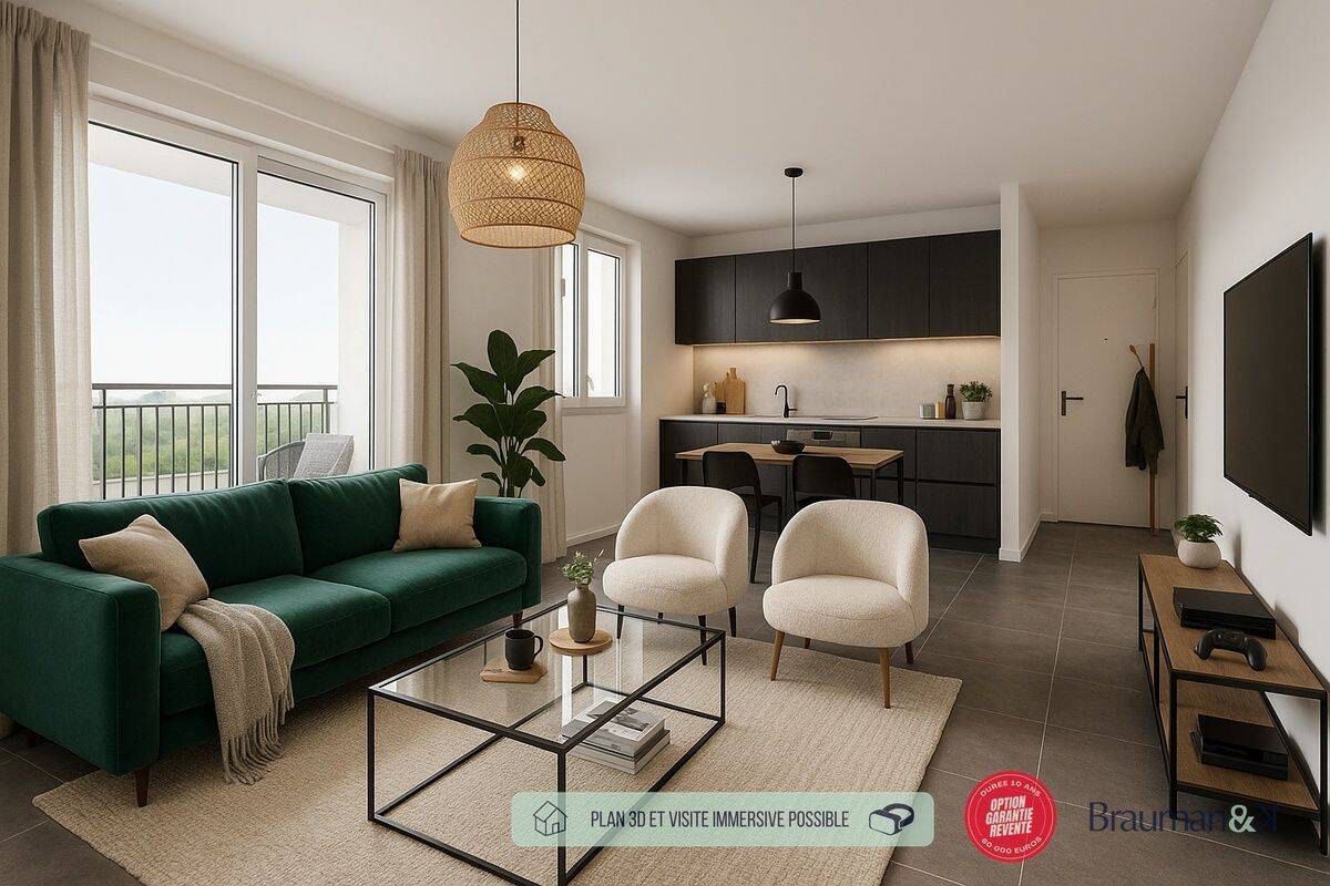 Appartement 3 pièces 76 m² · à Dunkerque · 76 m² · 387 960 €