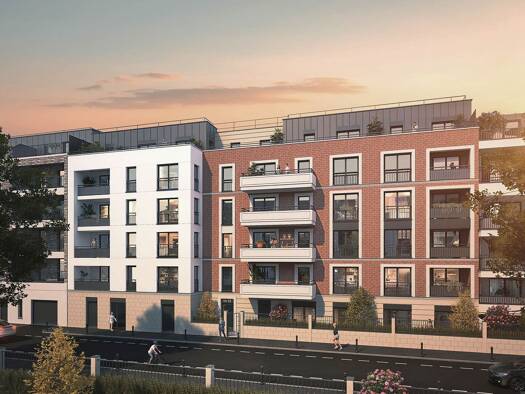 Appartement à vendre - neuf 251 175 € 3 pièces 2 chambres 61,9 m² 1er étage Prévoyants-Chanteloup-Pont de l'Union Aulnay-sous-Bois 93600