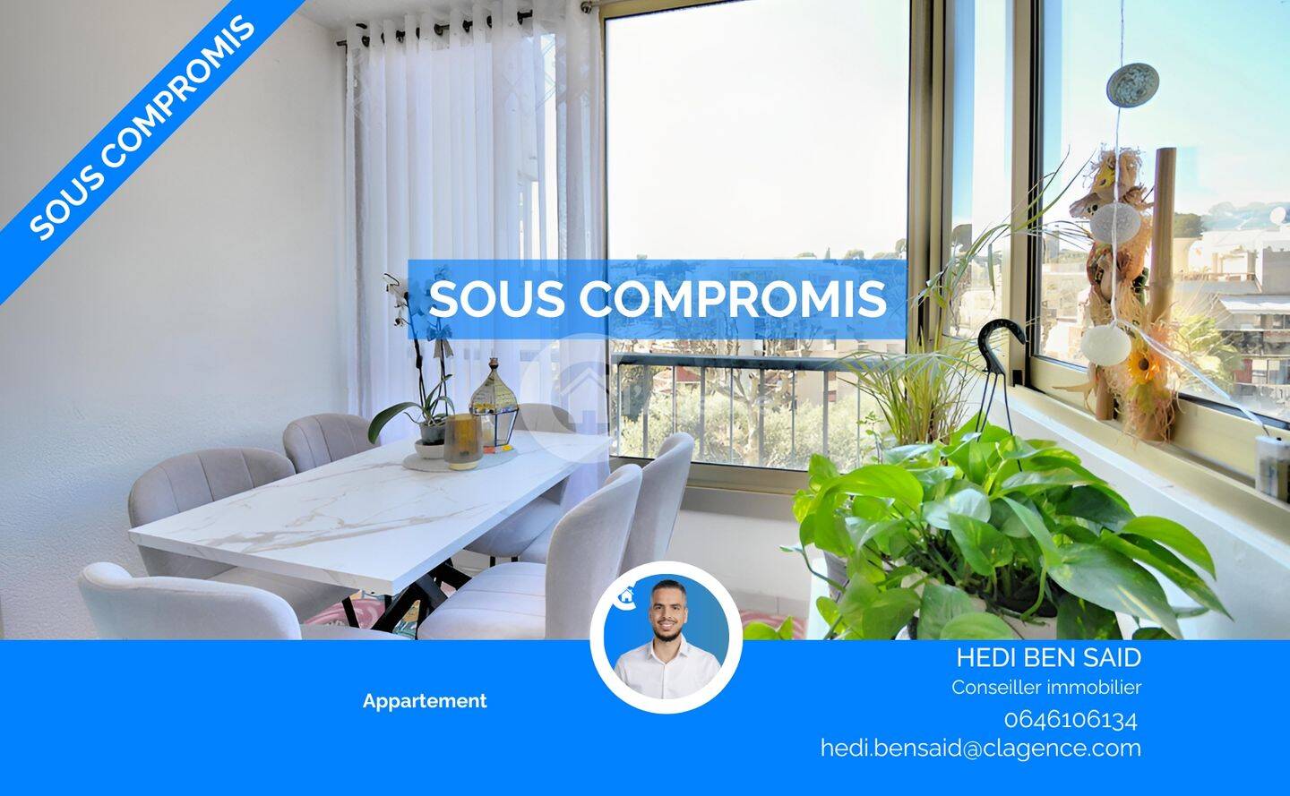 Appartement 1 pièce 28 m² · à Le Cannet · 28 m² · 159 000 €