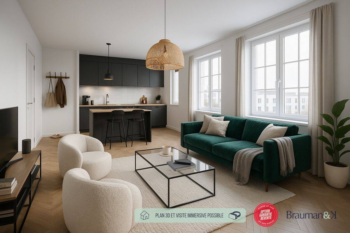Appartement 3 pièces 62 m² · à Dunkerque · 62 m² · 239 000 €