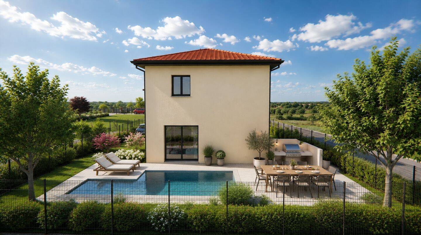 Maison 4 pièces 92 m² · à Genas · 92 m² · 411 000 €
