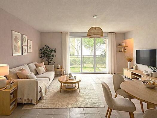 Appartement à vendre 231 500 € 3 pièces 2 chambres 65 m² 1er étage Château-de-l'Hers Toulouse 31500