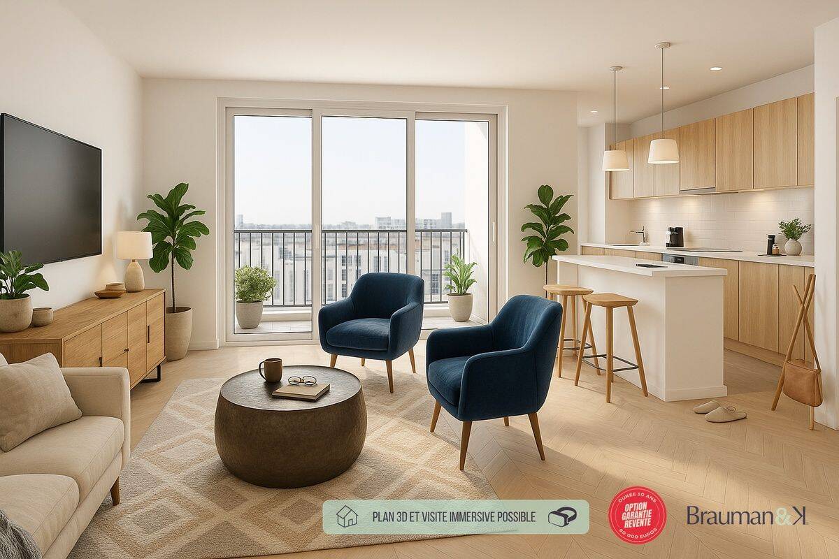 Appartement 3 pièces 59 m² · à Tours · 59 m² · 241 000 €