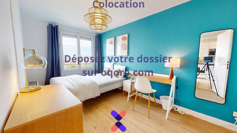 Appartement à louer 480 € 5 pièces 4 chambres 77,4 m² 6ème étage La Plaine Lyon 8ème 69008