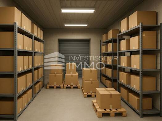Local d'activités à vendre 644 400 € 358 m² d'espace de stockage Nord Ouest Vaux-le-Pénil 77000