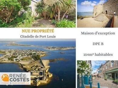 Maison en viager occupé Bouquet 486 750 € 6 pièces 4 chambres 154 m² 780 m² de terrain Port Louis 56290