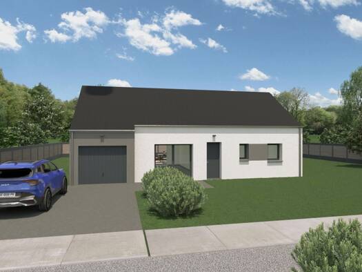 Terrain avec maison neuve à vendre 164 600 € 5 pièces 3 chambres 80 m² Torigny-les-Villes 50160