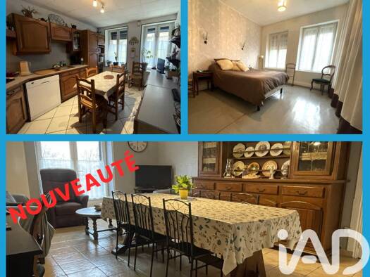 Maison à vendre 115 000 € 4 pièces 3 chambres 100 m² 252 m² de terrain Saint-Menges 08200