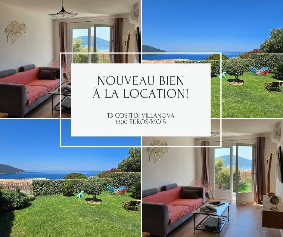Appartement 3 pièces 58 m² · à Ajaccio · 58 m² · 1 300 €/mois