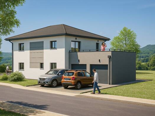 Appartement à vendre - neuf 306 630 € 3 pièces 2 chambres 70 m² Étage 1/1 Savigny 74520