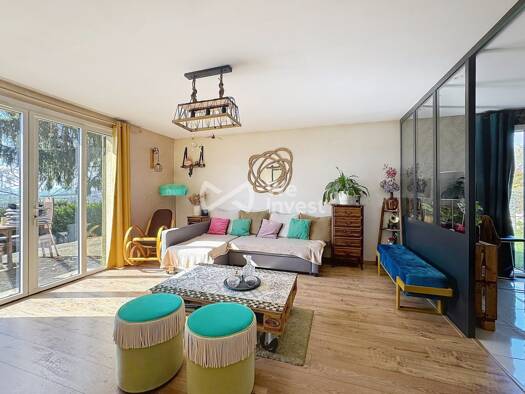 Maison de plain-pied à vendre 264 900 € 5 pièces 3 chambres 100 m² 1 475 m² de terrain Artonne 63460