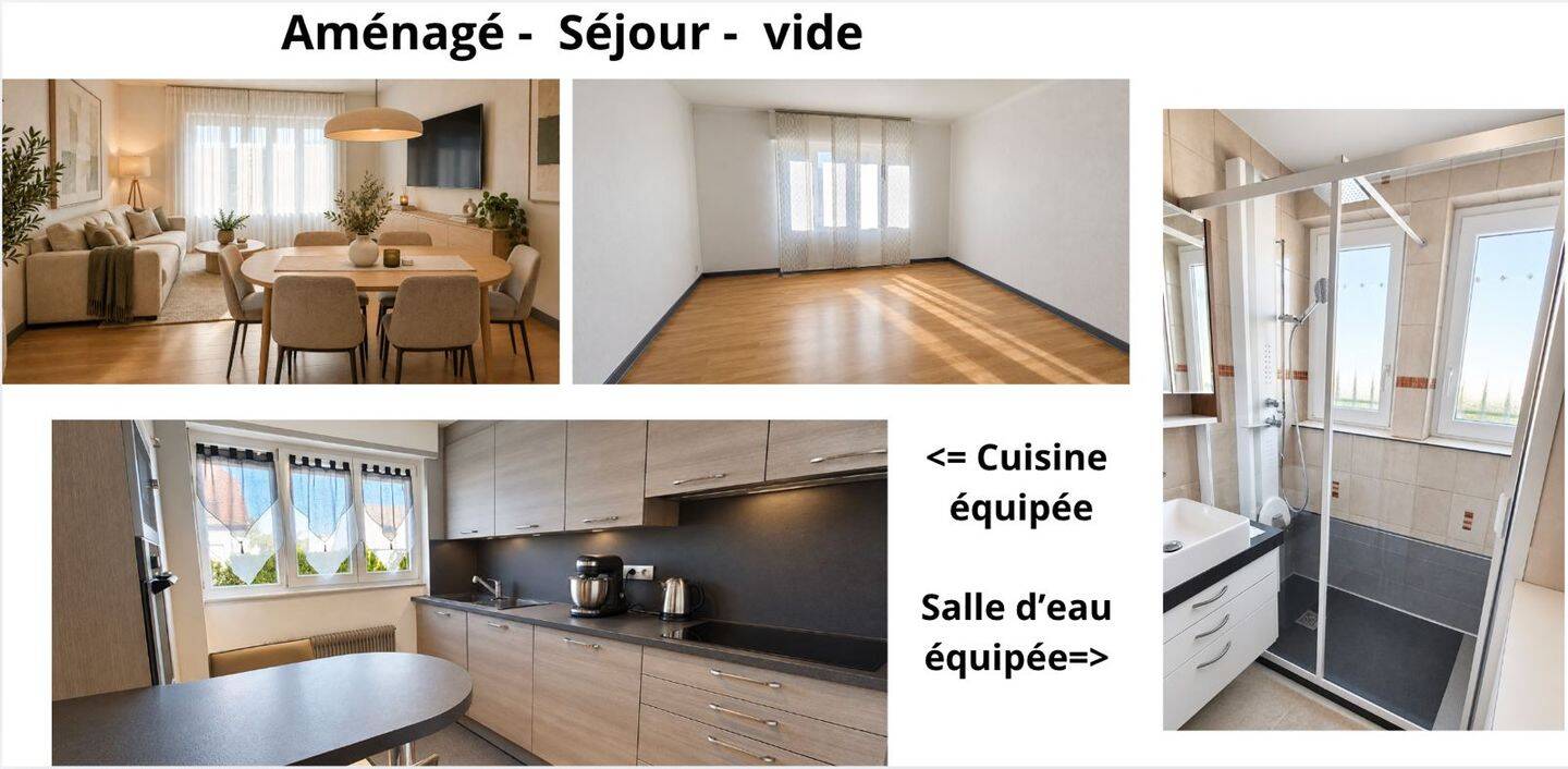 Appartement 4 pièces 64 m² · à Mulhouse · 64 m² · 880 €/mois