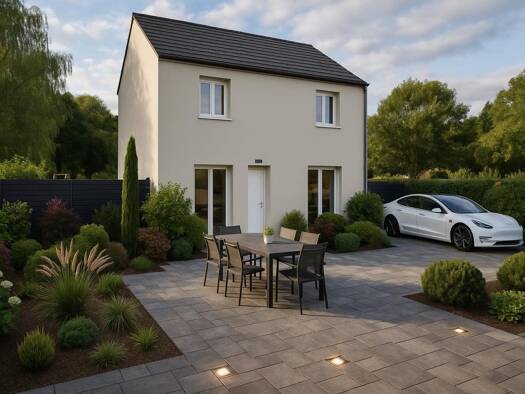 Terrain avec maison neuve à vendre 265 000 € 1 pièce 5 chambres 99 m² 296 m² de terrain Le Parterre Dourdan 91410