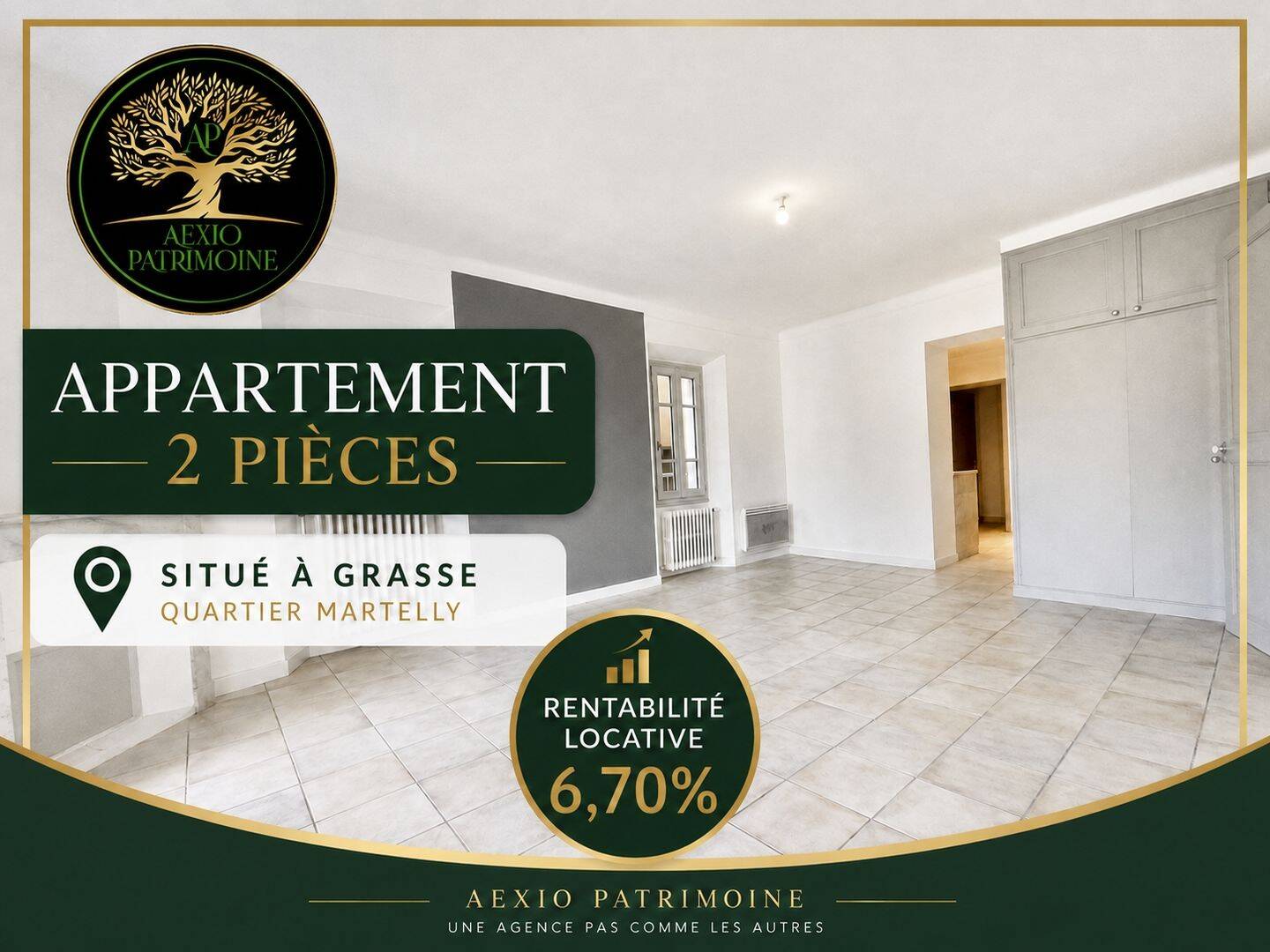 Appartement 2 pièces 52 m² · à Grasse · 52 m² · 119 000 €