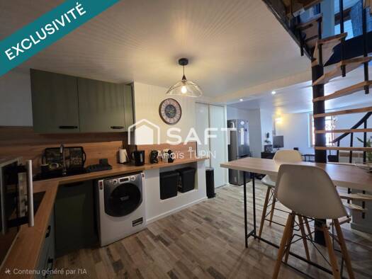 Duplex à vendre 79 000 € 2 pièces 1 chambre 42 m² Étage 3/3 Salins-les-Bains 39110