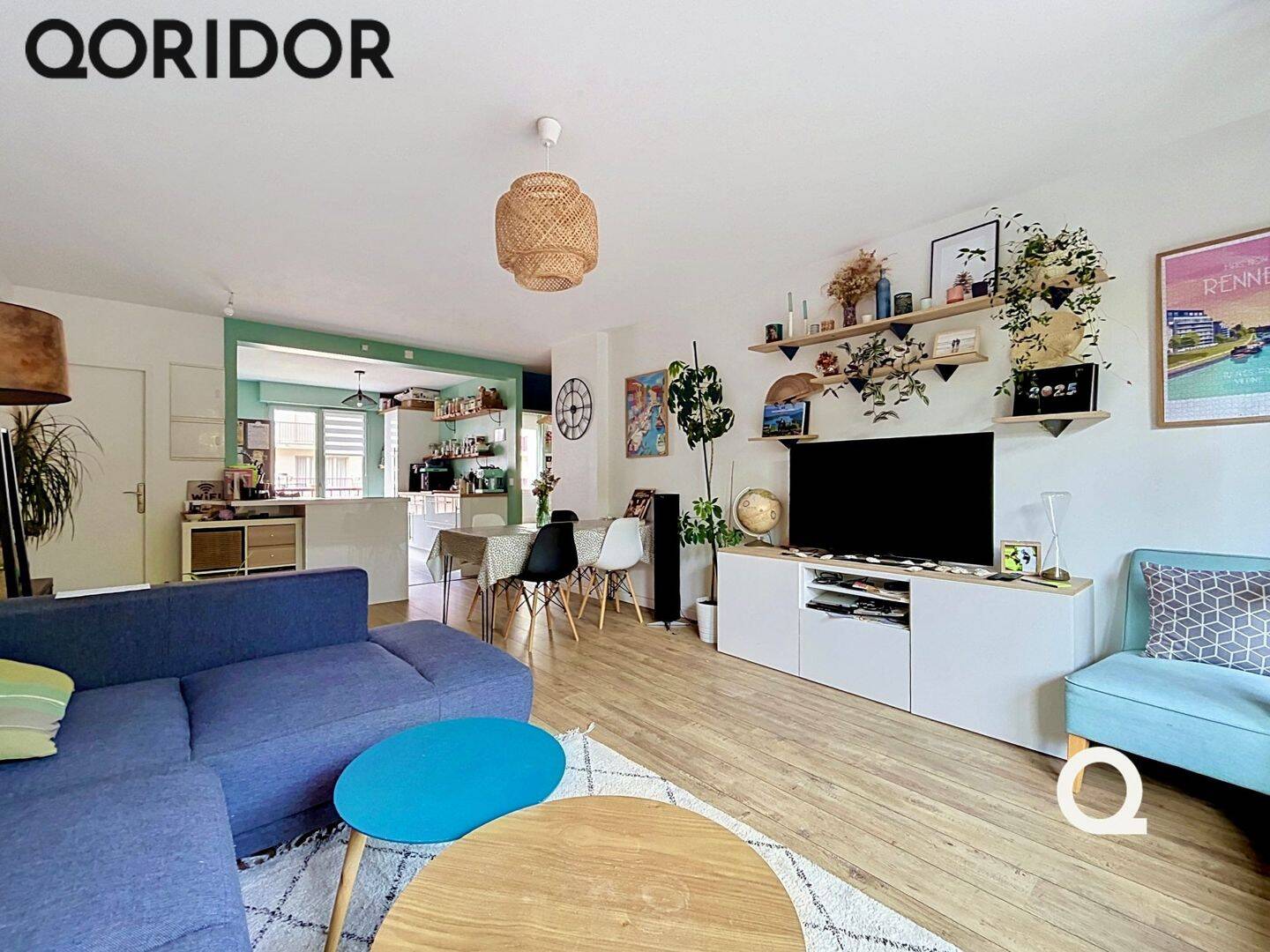 Appartement 3 pièces 63 m² · à Rennes · 63,2 m² · 189 990 €