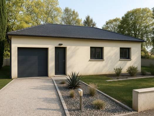 Terrain avec maison neuve à vendre 200 000 € 2 pièces 1 chambre 49,9 m² 410 m² de terrain Leyrieu 38460