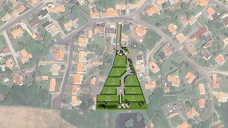 Terrain constructible à vendre 130 000 € 360 m² de terrain Campagne La Chevrolière 44118