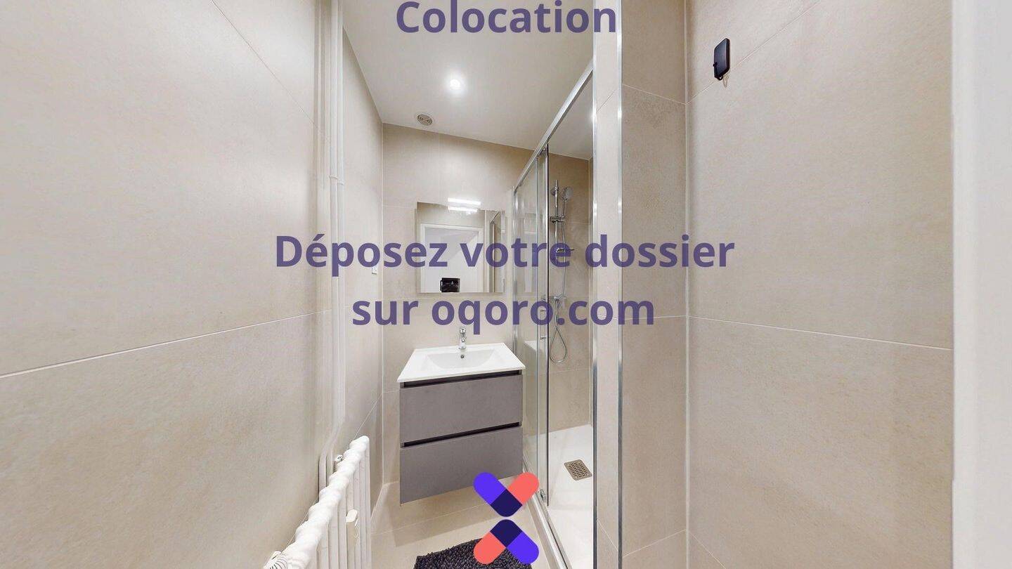 Chambre en colocation appartement meublé — 12