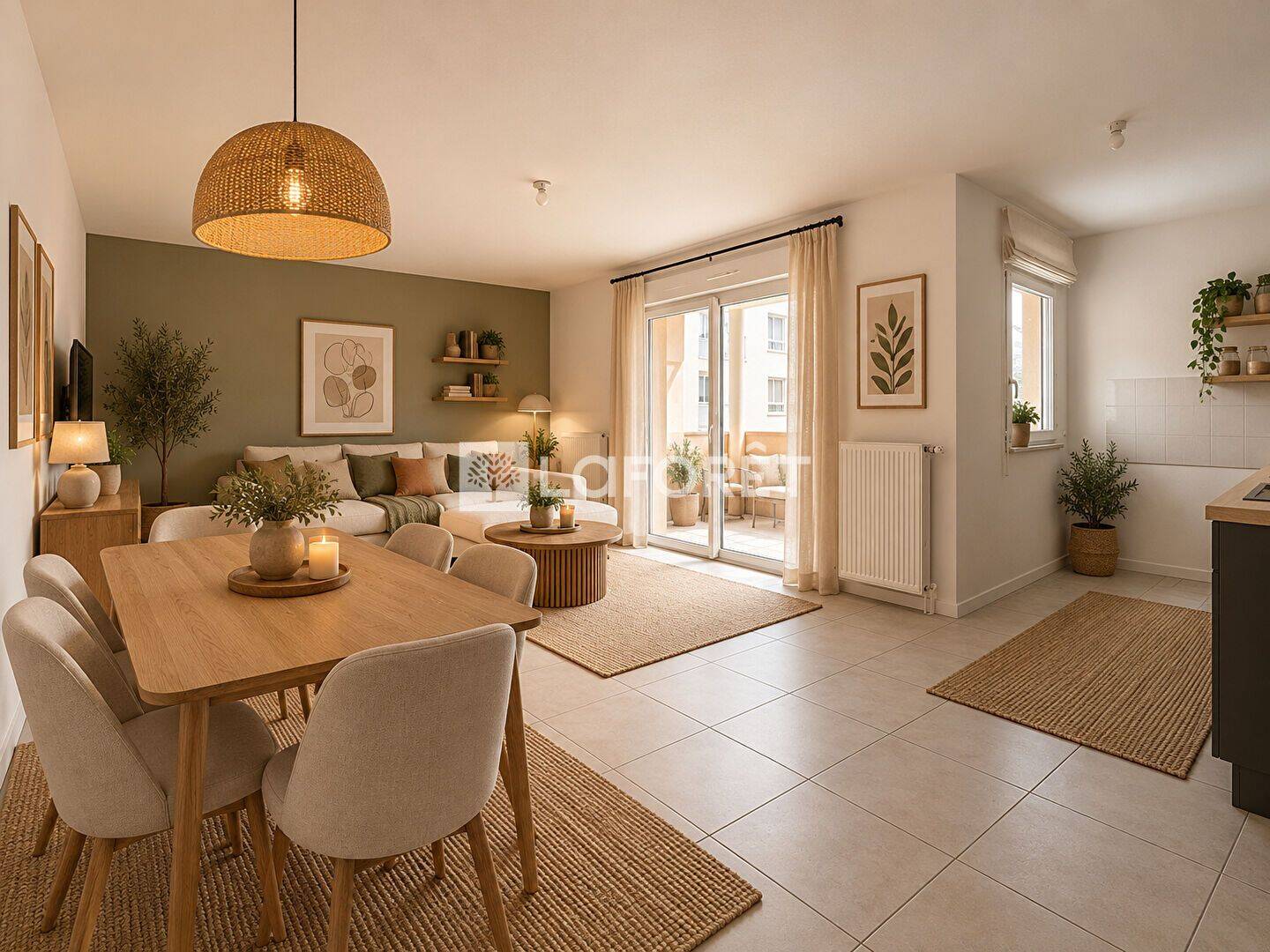 Appartement 3 pièces 59 m² · à Meyzieu · 59,1 m² · 199 000 €