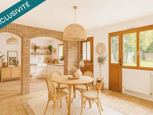 Maison de plain-pied à vendre 183 000 € 5 pièces 3 chambres 150 m² 500 m² de terrain Nord Fouquières-lès-Lens 62740